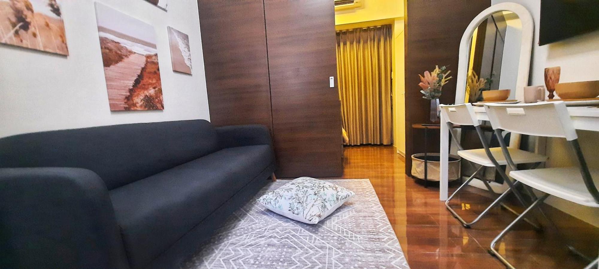 Stylish&Comfort Unit With Balcony In Air Makati Makati City Kültér fotó