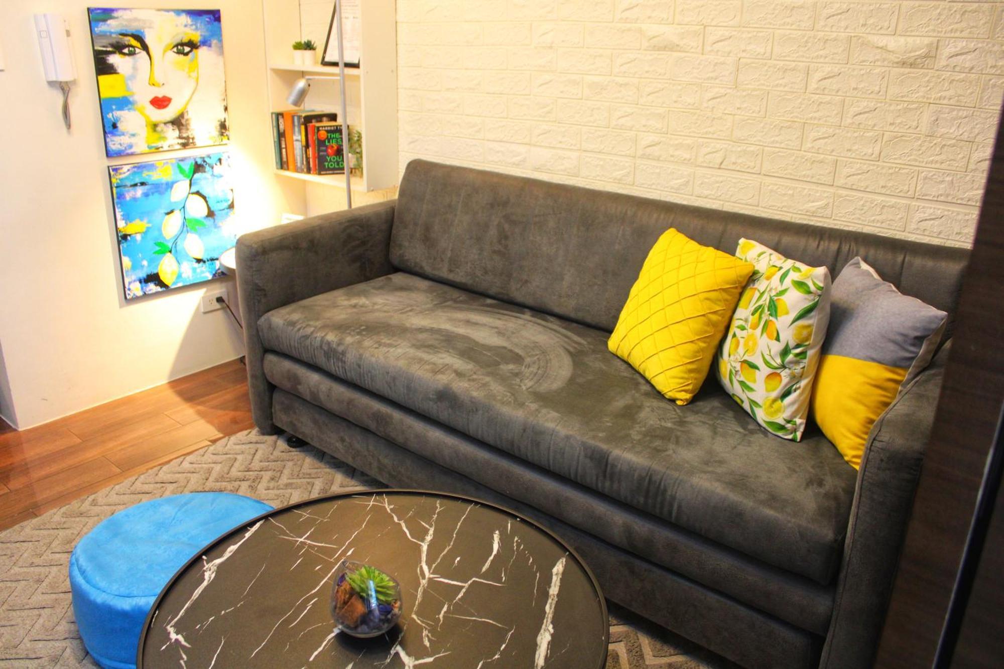 Stylish&Comfort Unit With Balcony In Air Makati Makati City Kültér fotó