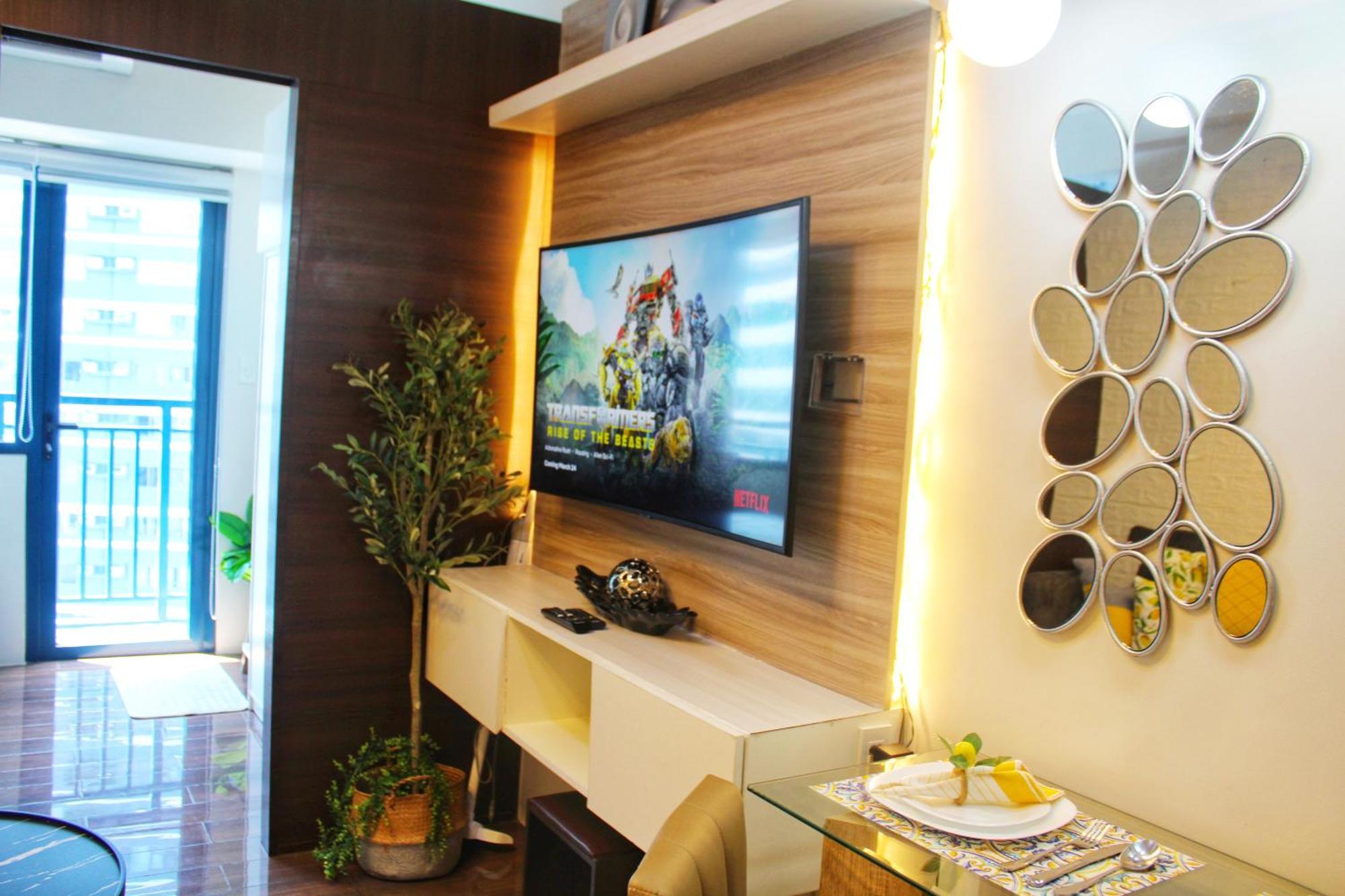 Stylish&Comfort Unit With Balcony In Air Makati Makati City Kültér fotó